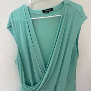 Ellen Tracy 3x sea green top